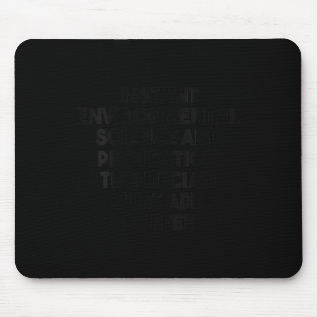 Womens Instant Environmental Science Protection Mouse Mat (Front)