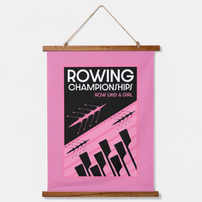 Women's International Rowing Hanging Tapestry (Front)