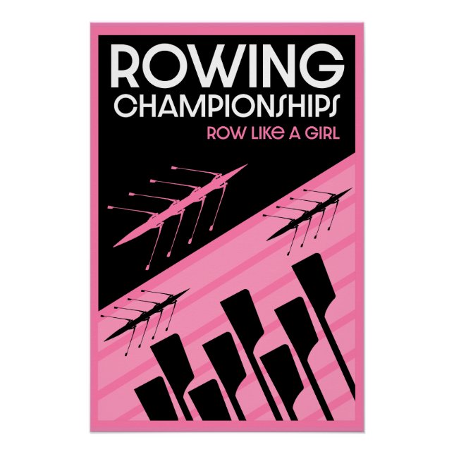 Women's International Rowing Poster (Front)