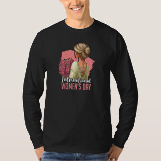 Womens International Women´s Day Beautiful Blonde T-Shirt