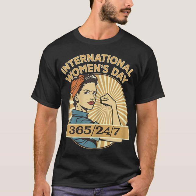 Womens International Womens Day 8 March 2023  T-Shirt (Front)