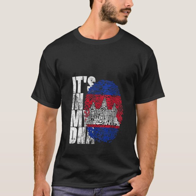 Womens It s In My DNA Cambodian Gifts Khmer Kampuc T-Shirt (Front)