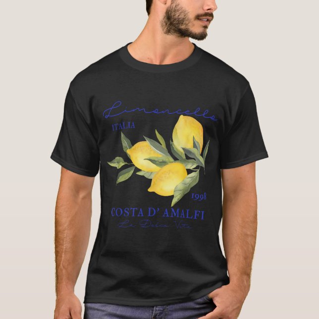 Womens Italian Limoncello For An Italian Food Love T-Shirt (Front)