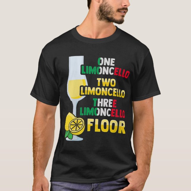 Womens Italian Limoncello For An Italian Food Love T-Shirt (Front)