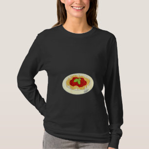 Womens Italian Spaghetti Carbonara Bolognese Parme T-Shirt