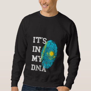 Womens It's In My Dna Kazakhstan Genetic Kazakh Ro Sweatshirt
