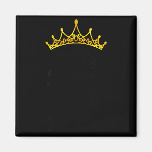 Womens Its My Sisters 80th Birthday Crown Happy 80 Magnet