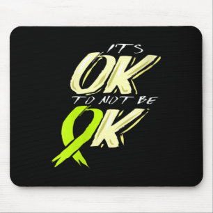 Womens Its Ok To Not Be Ok Mental Health Awareness Mouse Mat