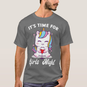 Womens it's time for girls night party ladies brid T-Shirt