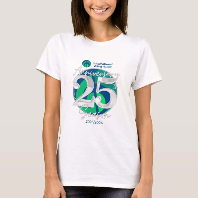 Women's IVH 25th Anniversary T-shirt (Front)