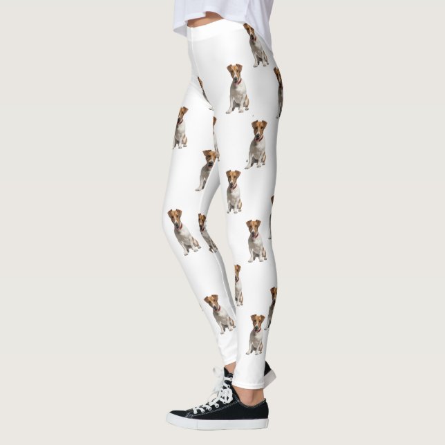 Women's Jack Russel Terrier Leggings (Left)
