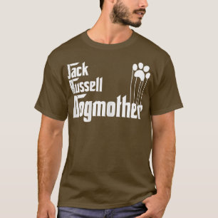 Womens Jack Russell Dog Mum, Jack Russell Dog Moth T-Shirt