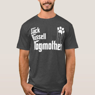 Womens Jack Russell Dog Mum, Jack Russell Dog Moth T-Shirt