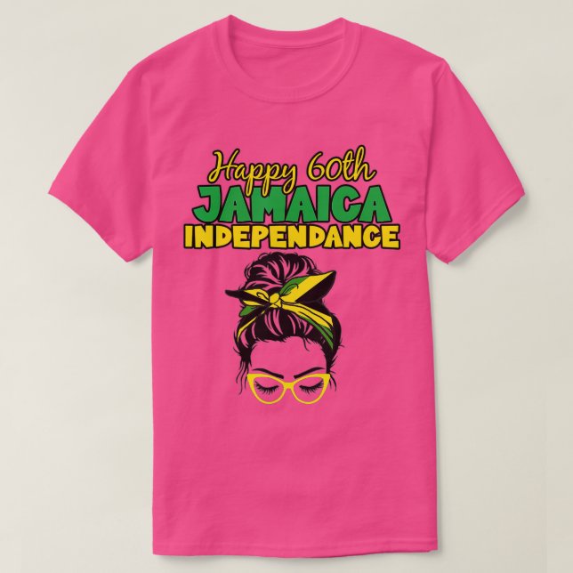 Women's Jamaica 60th Anniversary Independence Day  T-Shirt (Design Front)