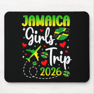 Womens Jamaica Girls Trip 2026 Summer Vacation Mouse Mat