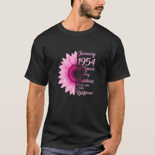 Womens January Girl 1954 TShirt 69 Years Old 69th 