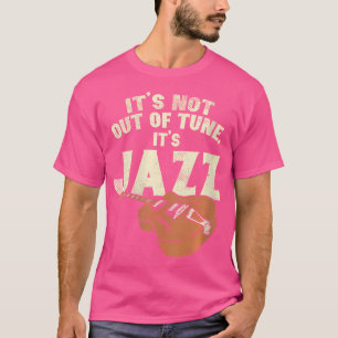 Womens Jazz Music Electric Jazz Guitar And Brass M T-Shirt