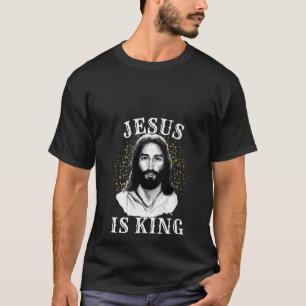 Womens Jesus Is King Christian Faith Bible Scriptu T-Shirt