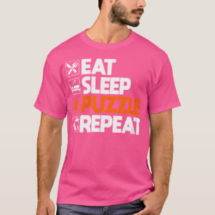 Womens Jigsaw Puzzle Lover Shirt Puzzleologist I L