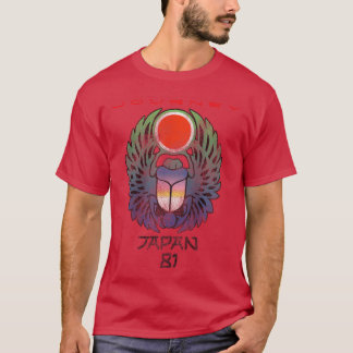 Womens Journey Infinity Wings Vivid Scarab Music V T-Shirt