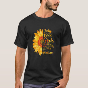Womens July Girls 1933 89th Birthday 89 Years Ol T-Shirt