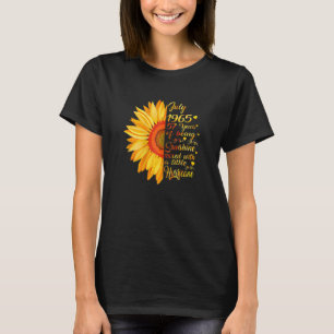 Womens July Girls 1965 Birthday 57 Years Old Made T-Shirt