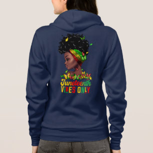 Womens Juneteenth Vibes  Hoodie
