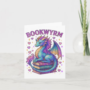 Womens Just A Girl Who Loves Dragons And Books V-n Card