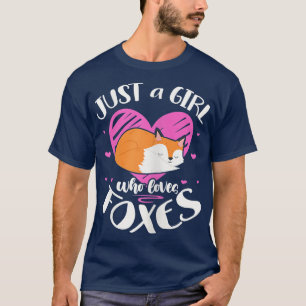 Womens Just A Girl Who Loves Foes Fo Lover T-Shirt
