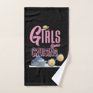 Womens Jute Hat Girls Gone Cruising Hand Towel