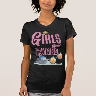 Womens Jute Hat Girls Gone Cruising T-Shirt