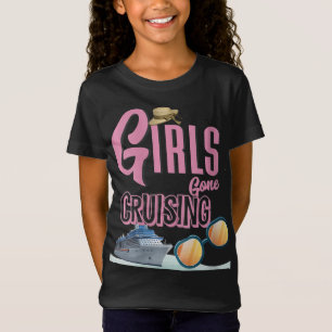 Womens Jute Hat Girls Gone Cruising T-Shirt