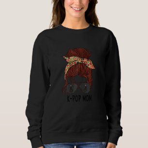 Womens K Pop Kpop Mom 1 Sweatshirt