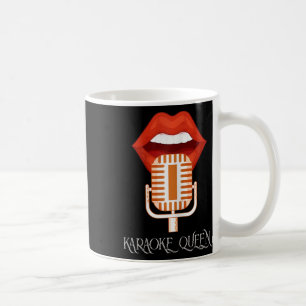 Womens Karaoke Queen Singing Singer Music Micropho Coffee Mug