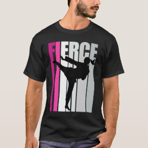 Womens Karate Fierce Birthday Strong Keep Training T-Shirt