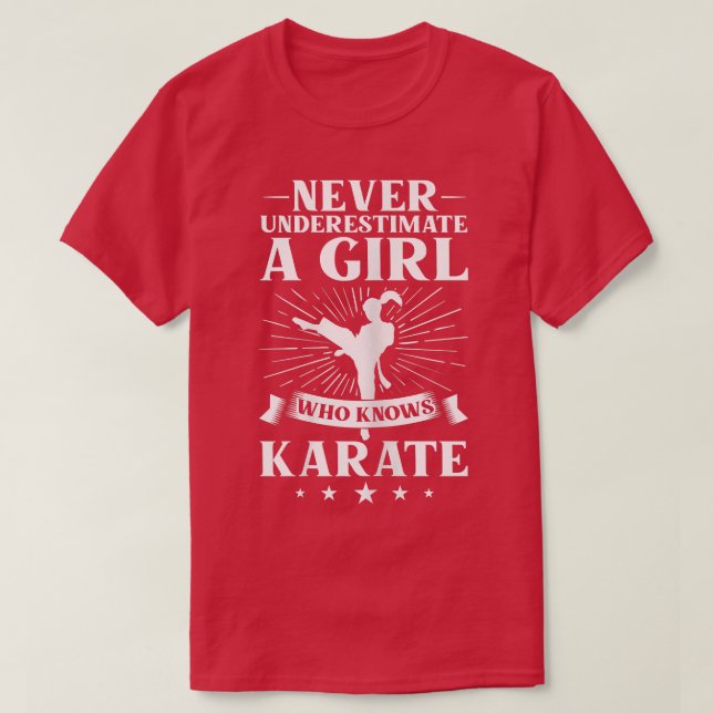 Womens Karate Fighter Black Belt Lesson Training B T-Shirt (Design Front)