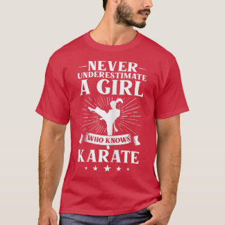 Womens Karate Fighter Black Belt Lesson Training B T-Shirt