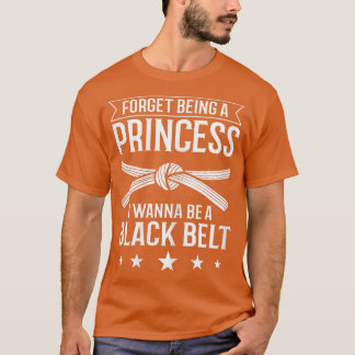Womens Karate Fighter Black Belt Lesson Training B T-Shirt