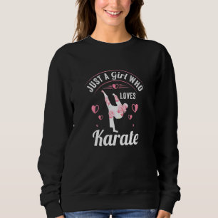 Womens Karate Martial Arts Sports - Fighter Girl F Sweatshirt