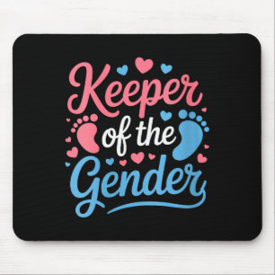 Womens Keeper Of The Gender, Pregnancy Reveal Gend Mouse Mat