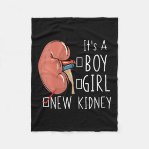 Womens Kidney Transplant Surgery Recovery Quote It Fleece Blanket