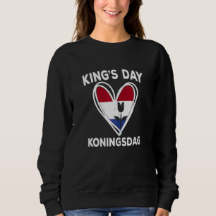 Womens Kingsday Dutch Koningsdag Netherlands Kings Sweatshirt