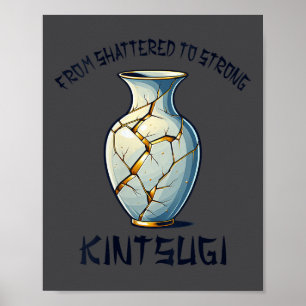 Womens Kintsugi Kintsukuroi Imperfect Japanese Art Poster
