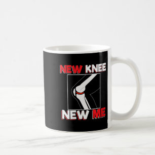 Womens Knee Surgery Recover Quote Gift - New Me V- Coffee Mug