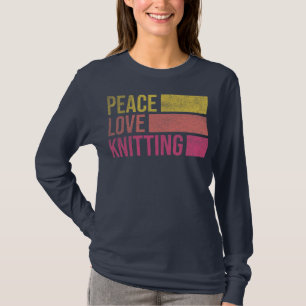 Womens Knitting Sport Queen Gift I Knitters Yarn T-Shirt