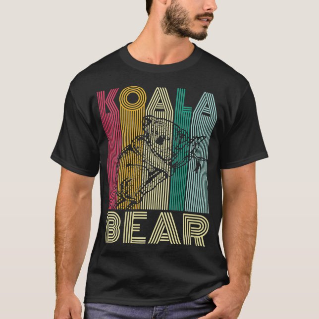 Womens Koala Bear Australia Animal Koala VNeck  T-Shirt (Front)