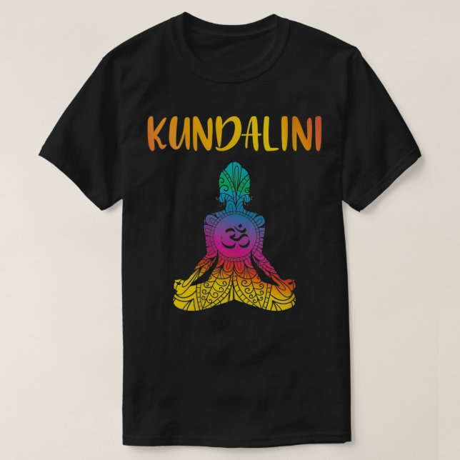 Womens Kundalini Yoga Sat Nam Wahe Guru Chakra Med T-Shirt (Design Front)