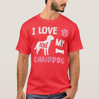 Womens Labrador Dog Grandma Gifts I Love My Grandd T-Shirt