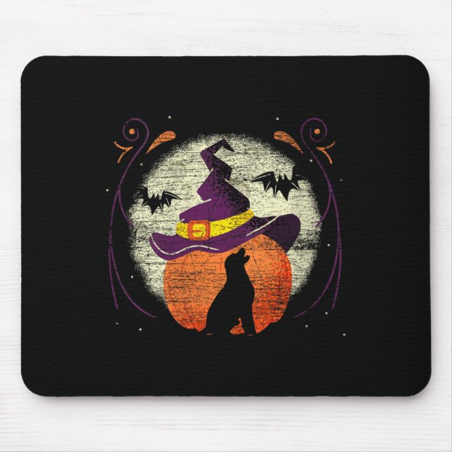 Womens Labrador Halloween Dog Mouse Mat (Front)