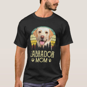 Womens Labrador Mum Dog  Dog Mum Dog Dad T-Shirt